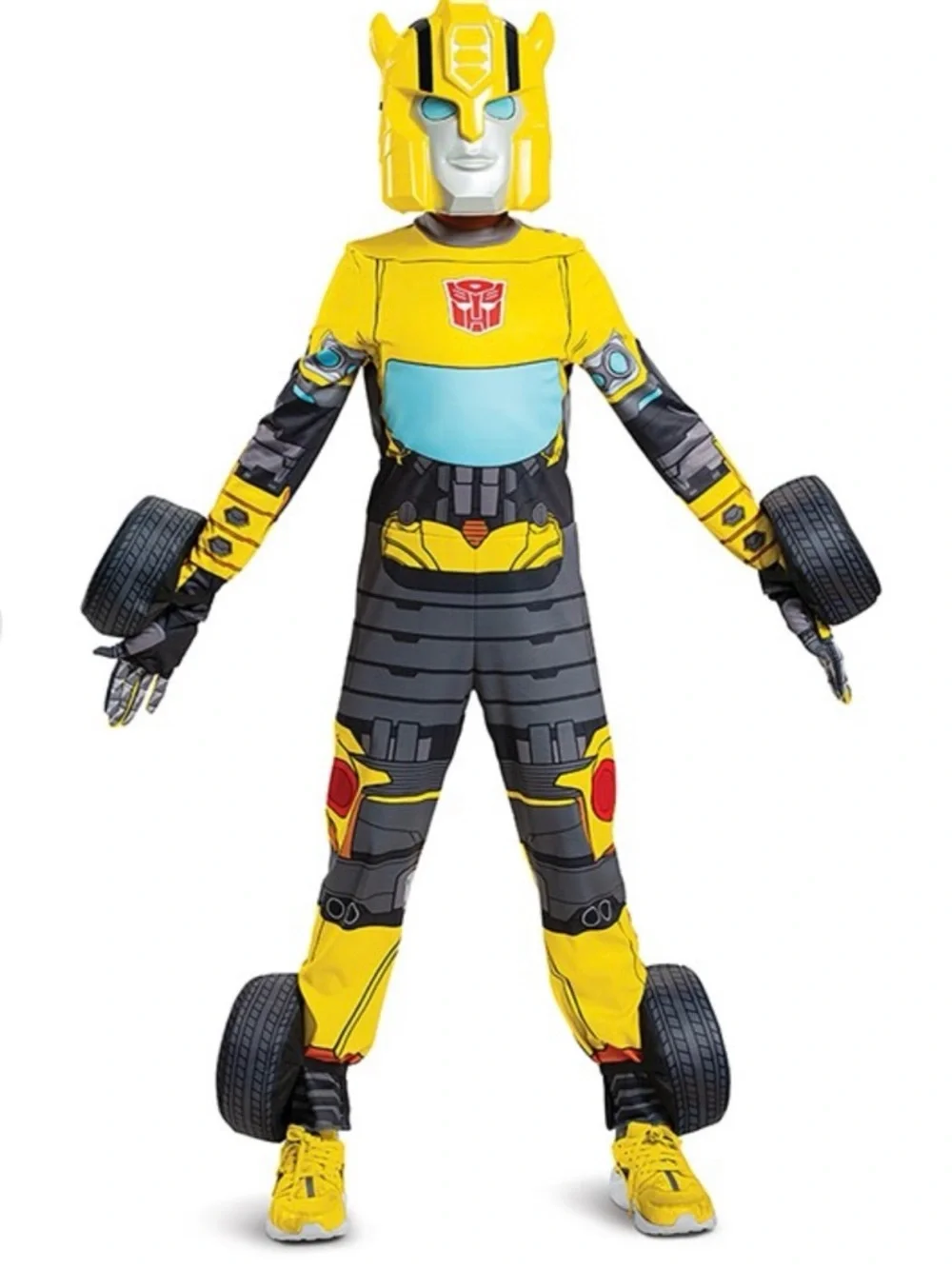 Disguise Transformers Bumblebee converting child costume. NWT small 4-6